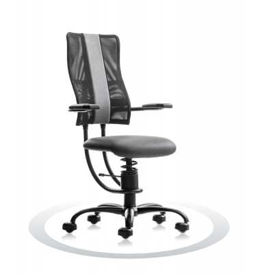 Ergonomische stoel Spinalis Hacker grijs
