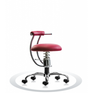 Ergonomische stoel Spinalis Smart Chrome bordeaux