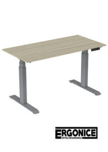 Zit-sta bureau Ergo Rise Antraciet Frame